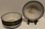 Set Of 5 Noritake Seaview B978 Soup Cereal Bowls 6-1/2" Stoneware Made In Japan. Fixed Price $24.99.