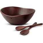 Acacia Wood Salad Bowl Set W/ Servers Food Safe Gift Box For Kitchen Dining New. Fixed Price $59.50.