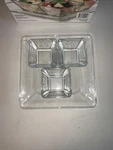 Libbey Just Tasting Serving Set 3 Square Bowls 1 Platter Appetizer Dish. Fixed Price $10.00.