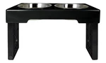 Ourpet's Feeder Barking Bistro Adjustable Raised Bowl - Silver. Fixed Price $45.21.