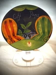 Set Of Five Sanyo/furio Cafe Paris Oval Salad Plate #4914-46 8 1/2 X .. Fixed Price $29.79.