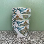 222 Fifth Lakshmi Holiday Dessert Bowl 2.75"X4.5" Set Of. Fixed Price $21.60.