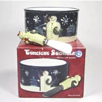 Twilight Snowman Dip Bowl Spreader Set Blue. Fixed Price $19.99.
