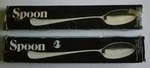 Vtg 1983 Leonard Italy Two Silverplated Serving Spoons 13 Large New Worn Box. Fixed Price $11.99.