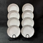 Royal Kent RKT17 Embossed White With Gold Trim Fruit Sauce Bowls 5 3/8 Inches. Fixed Price $28.00.