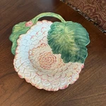 Vintage 1990 Chelsea Peony Ceramic Bowl W/handle By Cherubini Made Italy. Fixed Price $25.95.