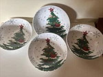 Lot Of 4 Wondershop Melamine Christmas Tree Bowls Red Cardinal Target Holiday. Fixed Price $22.60.
