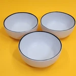 Crate & Barrel Leanne Ford Range Soup Cereal Bowls Melamine Set Of 3 New Dishes. Fixed Price $42.99.