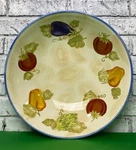 Laurie Gates Sonoma 15 Extra Large Hand Painted Vegetables/pasta Serving Bowl. Fixed Price $48.00.