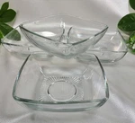 Vintage Anchor Hocking Union Square Dessert Fruit Bowls Set Of 4. Fixed Price $10.99.