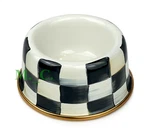 Mackenzie-childs Courtly Check Small Cat Dog Pet Dish New. Fixed Price $85.00.