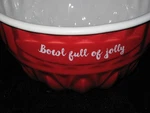 Bowl Full Of Jolly Red + White Hallmark Movie Marathon Popcorn. Fixed Price $30.00.
