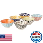 Certified International Chelsea 6.25" Porcelain Bowls, Set Of 6, Multicolored. Fixed Price $61.38.
