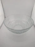 New In Box Vntg Crystal Clear Trellis 10" Salad Bowl #301412 Fluer Design. Fixed Price $15.00.