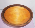 Vintage Cherry Rim Wooden Salad/fruit/chip Bowl - Mountain Woods/handmade Read. Fixed Price $23.99.