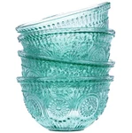 Nib Pioneer Woman Adeline Teal Embossed 4PK 13 Oz Bowl. Fixed Price $50.00.