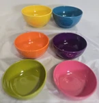 French Bull Rainbow Melamine 4.5" Mini Bowls Set Of 6. Fixed Price $22.00.