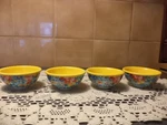 The Pioneer Woman Mini Dipping Bowls Breezy Blossoms 3" Set Of 4-NEW. Fixed Price $25.00.