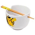 Pikachu Ramen Bowl 20OZ With Chopsticks Official Pokemon Merchandise Gift Set. Fixed Price $23.49.