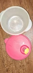 Tupperware Microwave Sheer Reheatible Flip Top 6 1/4C Storage Fridge. Fixed Price $7.50.
