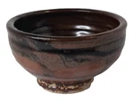 Handmade Brown With Black Design - Ceramic Pottery Tea Bowl Lovely Piece. Fixed Price $15.00.