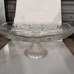 Fifth Avenue Crystal Alexandria 14" Pedestal Compote Bowl. Fixed Price $17.47.