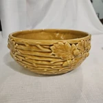 Vtg Bordallo Pinheiro "oak Leaf Gold" Portugal Ceramic Acorns Leaves Bowl. Fixed Price $27.99.