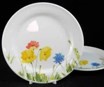Mikasa Uptown 2 Salad Plates Bone China A9006 Great Value Signs Of Use. Fixed Price $38.88.