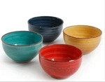 Gibson Home Cereal Bowls Set Of Speckle Multi Colors Ceramic 5 1/4 New. Fixed Price $15.00.