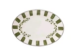 Better Homes & Gardens 18" Oval Melamine Serving Tray Green Floral. Fixed Price $29.68.