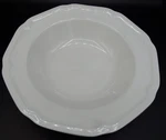 Mikasa Antique White Hk 400 - 10 1/4" Serving Bowl + 12" Chop Plate Mint!. Fixed Price $39.95.