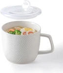 Ceramic Soup Bowl With Lid & Handle: 32 Oz Microwave Safe Food Containe. Fixed Price $22.89.