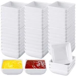 Zubebe 50 Pcs Melamine Dipping Bowls Bulk 3 Oz Sauce Cups. Fixed Price $49.74.