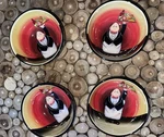 New Italia Ristorante Del Vito Waiter SET-4 Ceramic Pottery Pasta Bowls Vintage. Fixed Price $21.00.