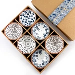 Japanese Style Ceramic Cereal Bowls Of 6,10OZ Sakura Gift Set,for Salad. Fixed Price $25.59.