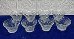 Anchor Hocking Oatmeal Eapc Prescut Sherbet Bowls Clear Glass Set Vintage 8 Euc. Fixed Price $24.00.