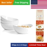 Porcelain Bowls Set Of 4-18OZ, 6 Inch, Versatile For Soup, Cereal, Fruit, Ric.... Fixed Price $63.85.