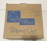 The Pampered Chef Simple Additions Small Bowl Caddy #1946 New. Fixed Price $12.57.