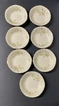 Set Of 7 Homer Laughlin H48N8 Dessert Bowls 5.0 Pink & Purple Floral Pattern. Fixed Price $39.00.