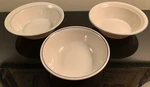 Set Of 3 Corelle Cereal Bowls Blue Rings Styles. Fixed Price $10.76.