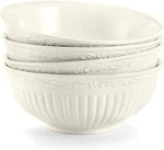 Mikasa DD900-410 Italian Countryside Fruit Bowl, 5-1/4-INCH, Set Of 4, White. Fixed Price $38.24.