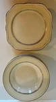 Vtg Homer Laughlin Eggshell Georgian Gold Rim 8 Plates 9 Bowls 1 Lrg Round. Fixed Price $85.00.