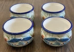 Set Of 4 Blue Crab Kate Mcrostie Fisherman's Catch Chowder Bowls Certified Int'l. Fixed Price $42.95.