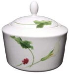 Mikasa Calla Lilly Optima Sugar Bowl W/ Lid Y4109 Super Strong Fine China. Fixed Price $21.77.