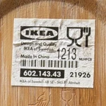 Ikea Bamboo Serving Bowl Brown Round Modern Model 21926 Mpn 602.143.43. Fixed Price $14.99.