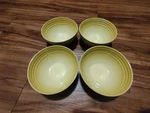 "soleil" Creuset Of Yellow 4.75" Snack Salsa Bowls Nwt *2ND Choice*. Fixed Price $49.95.