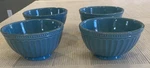 (4) Lenox French Perle Groove Bluebell Soup/cereal Bowl 5 7/8" 3 1/4". Fixed Price $69.95.