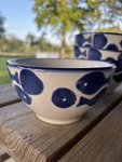 Set Of 4 Viva By Vietri Santorini Blue White Pattern Cereal Bowls. Fixed Price $74.25.