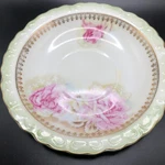 Vintage Lefton Hand Painted China Mint Green Gold Trim Saucer Bowl Dish Signed. Fixed Price $24.99.