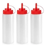 12 Oz Condiment Squeeze Bottles For Sauces - Leak Proof Oil, Syrup, Dressing. Fixed Price $13.75.